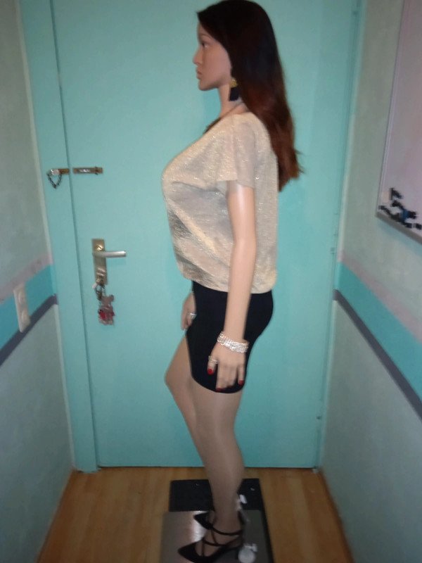 Sexy Kleid mit Glitzer Gr S 