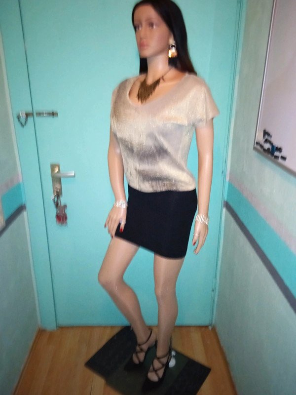 Sexy Kleid mit Glitzer Gr S 