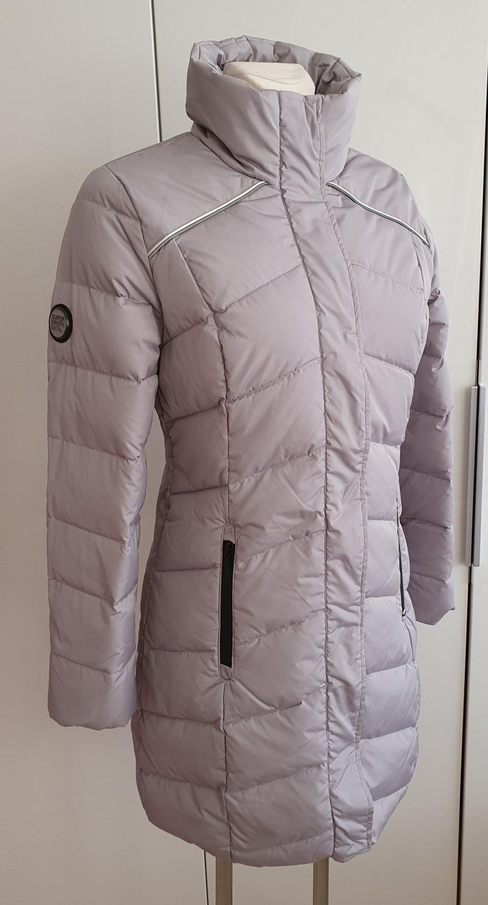 Superdry Daunenmantel Daunenjacke Wintermantel Gr. 40