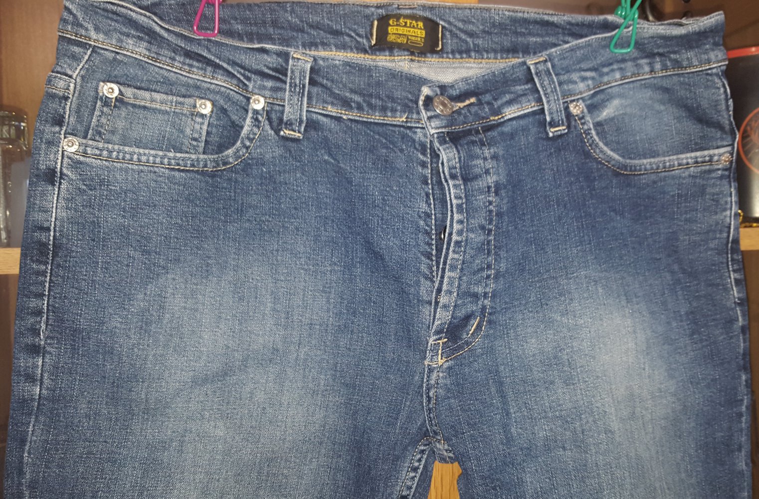 Strech Jeans Gr. 35 von G-Star blau