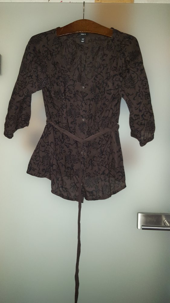 Bluse von H&M Gr. 46 braun