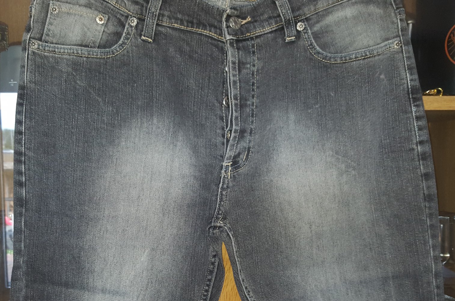 Jeans Gr. 35 von G-Star schwarz grau
