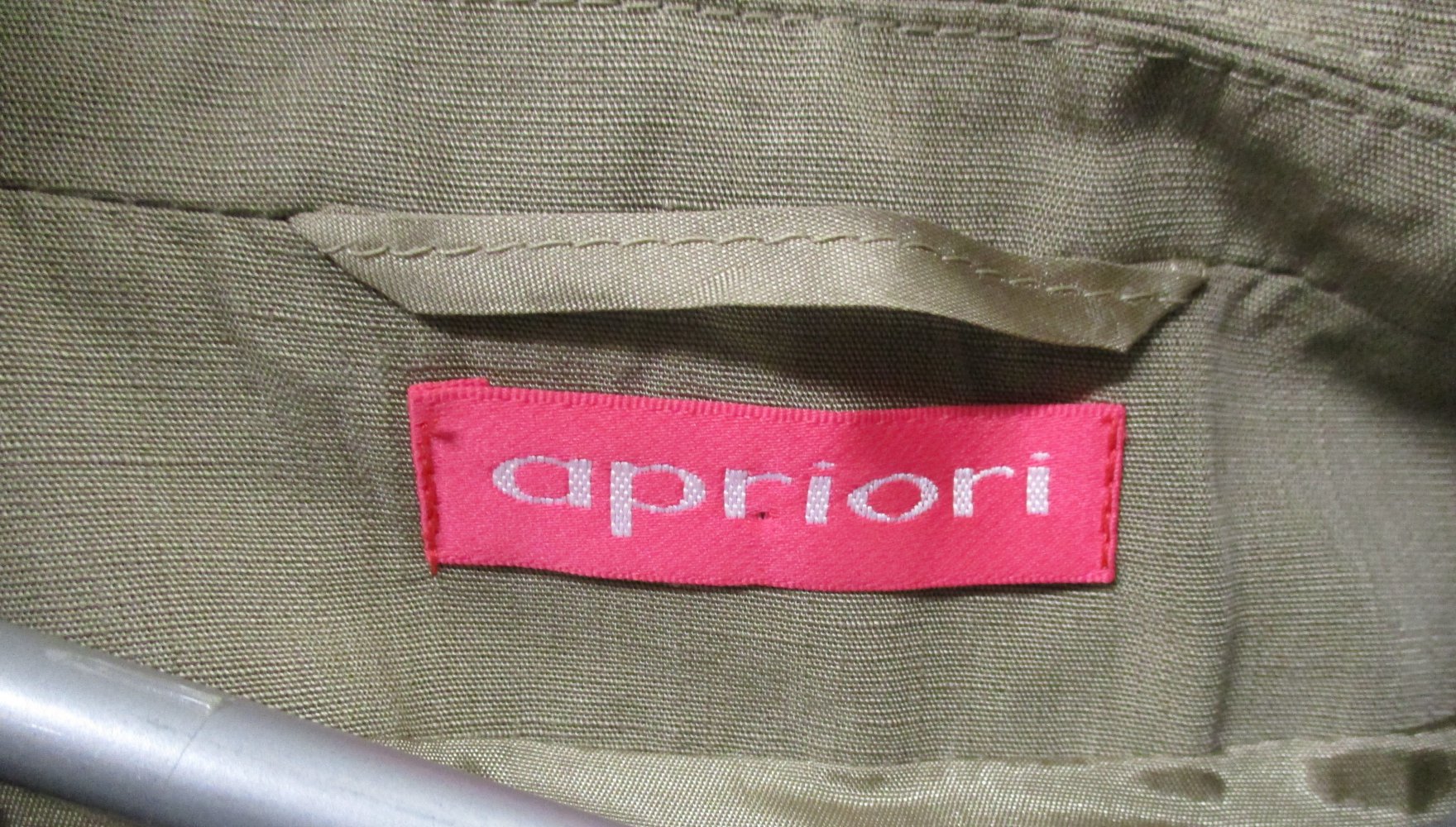 Apriori leichte Damenjacke ¾ Arm Khaki farbig Gr. 46