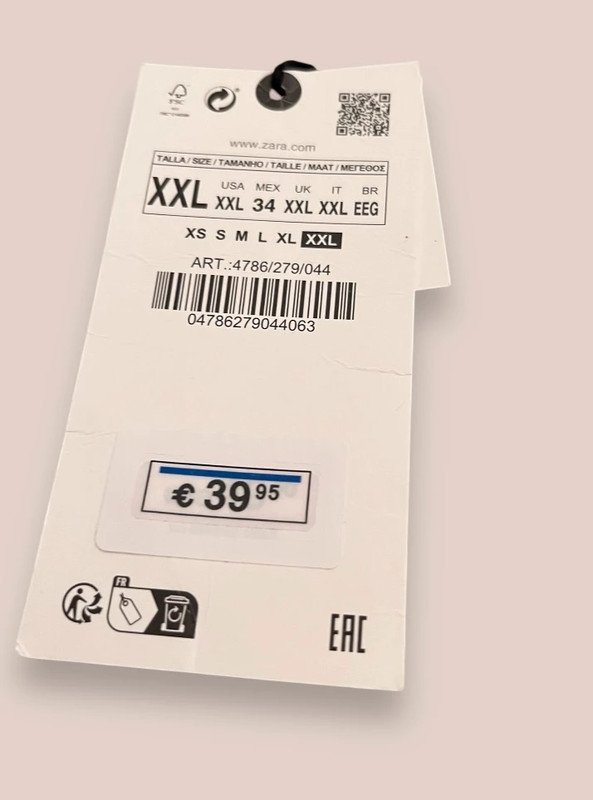 NEU Zara Midikleid Gr. XXL (ca. 44) weiß blau gestreift asymmetrisch