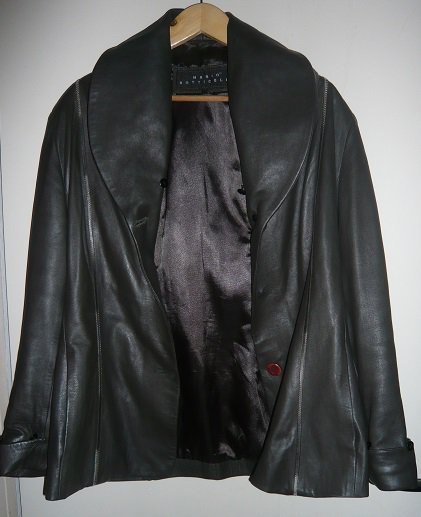 Lederjacke mit Lamapelz Marke Mario Botticelli 42-44