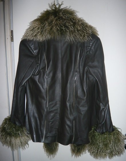 Lederjacke mit Lamapelz Marke Mario Botticelli 42-44