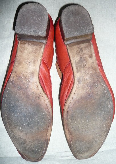 Handgemachte Sommerschue Gr 39 Vero Cuoio, Leder