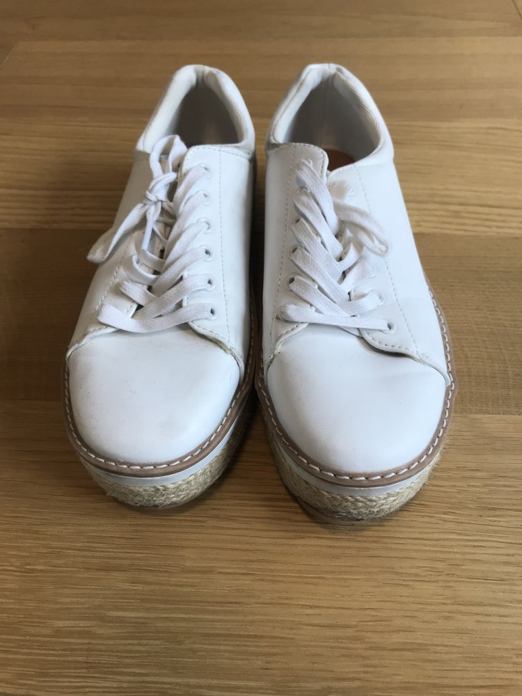H&M bast weiße sneaker