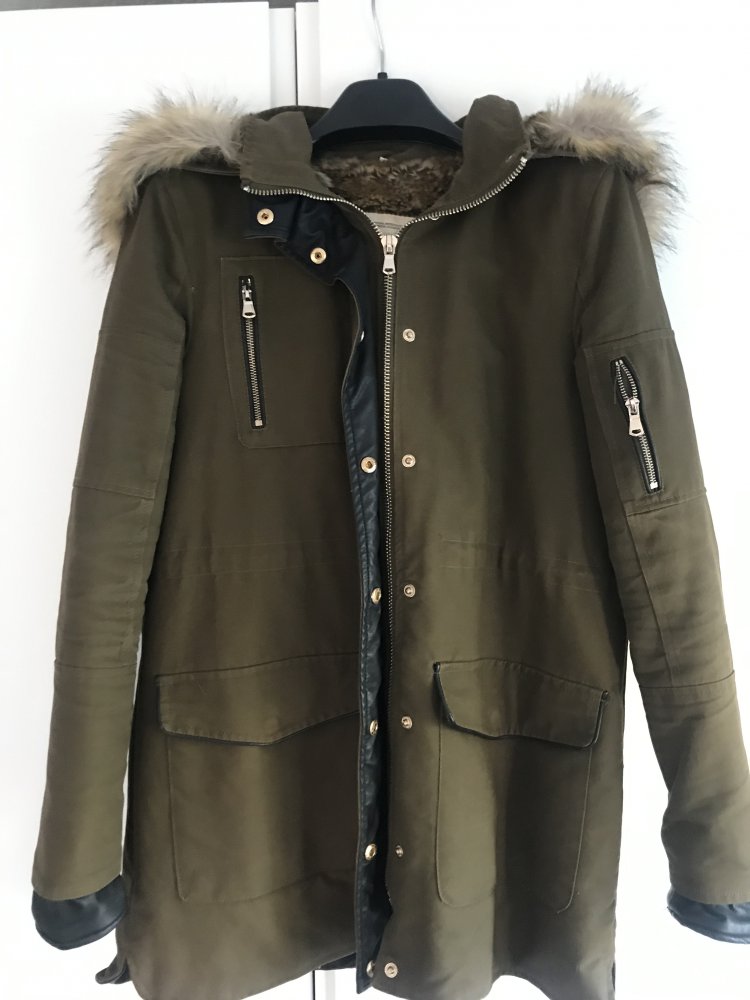 ZARA Parka in Khaki