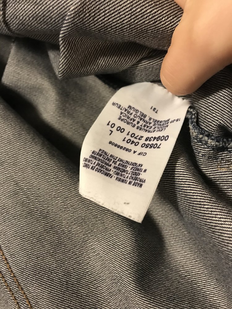 oversize Jeansjacke von Levis