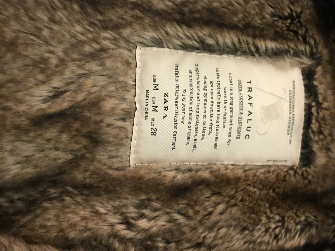 ZARA Parka in Khaki