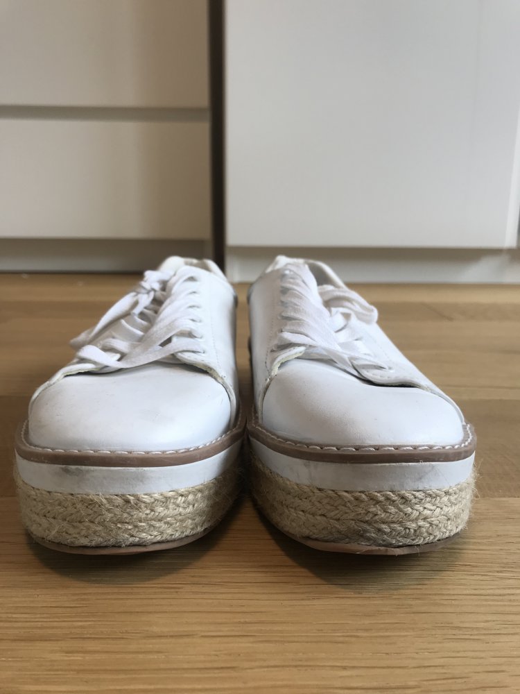 H&M bast weiße sneaker