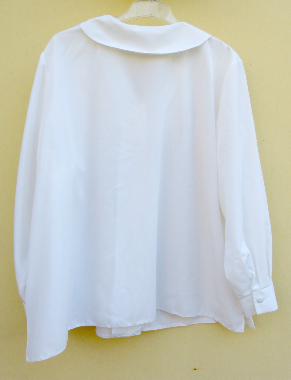 Bluse mit Spitzenkragen