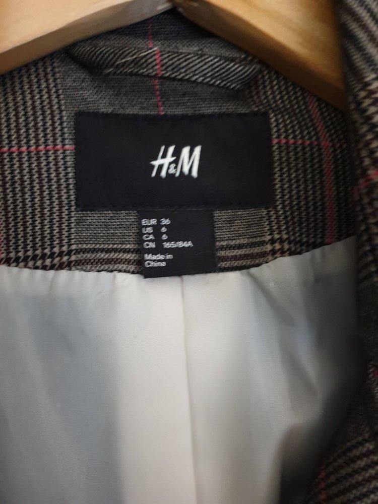 Trenchcoat, kariert, braun, Steampunk, 36