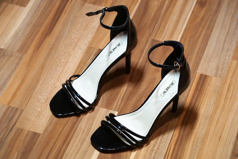 Sandaletten Abendschuhe Jumex High Heels schwarz Größe 39 Abendsandaletten Riemchen