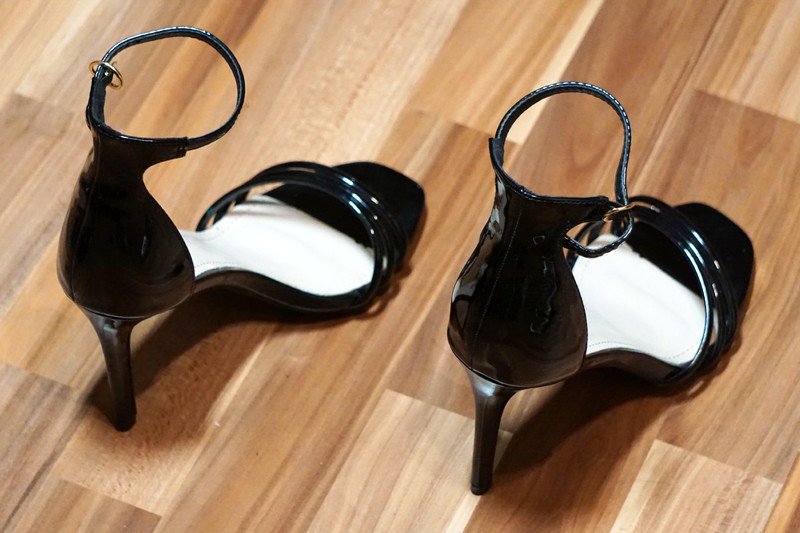 Sandaletten Abendschuhe Jumex High Heels schwarz Größe 39 Abendsandaletten Riemchen