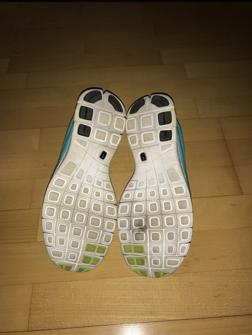  Nike Free 5.0 Türkis, gelb in Größe 42