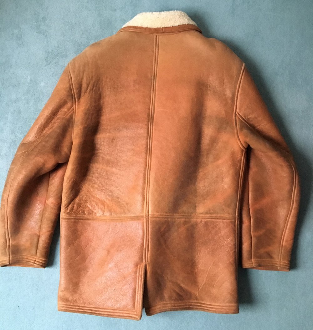 Ledermantel, Lederjacke, Lammfellfutter