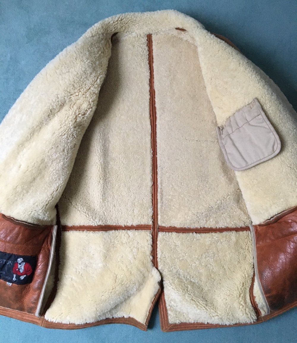 Ledermantel, Lederjacke, Lammfellfutter