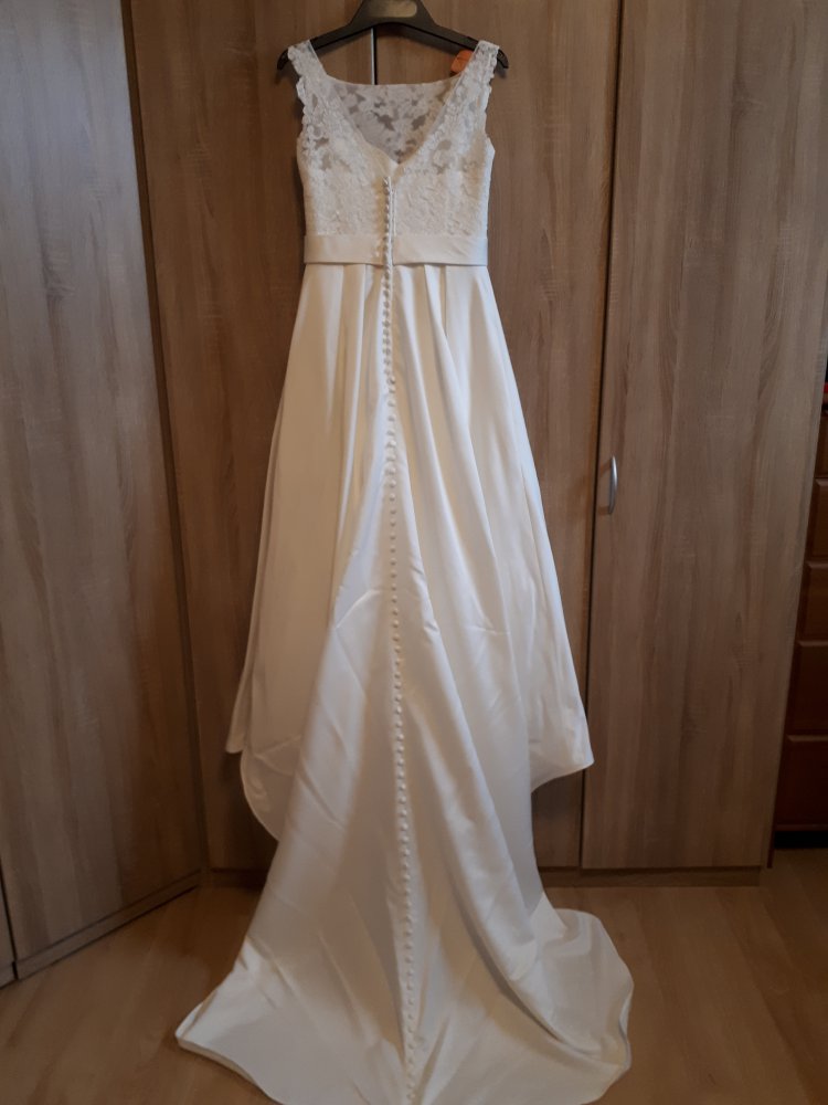 Hochzeitskleid/Brautkleid Gr. 38 Ivory Satin Kelsey Rose