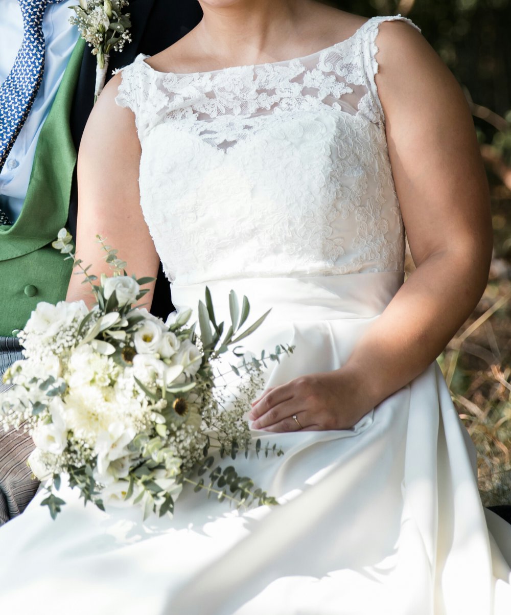 Hochzeitskleid/Brautkleid Gr. 38 Ivory Satin Kelsey Rose
