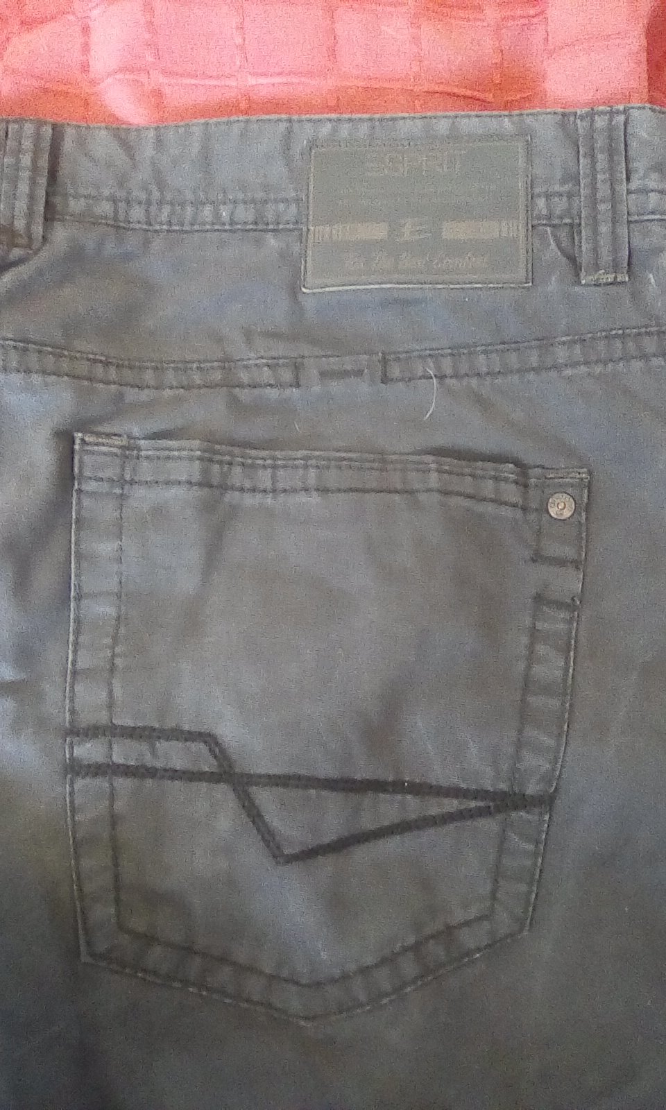#espritformen leichte Herrenjeans in anthrazit-braun Größe 33/32