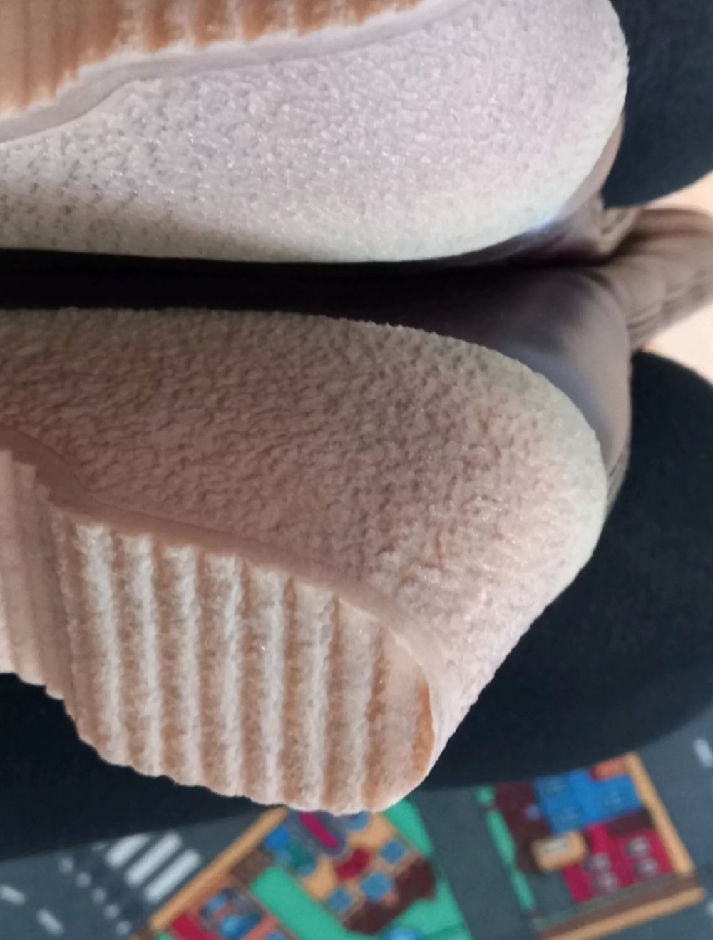 Lederschuh gefüttert