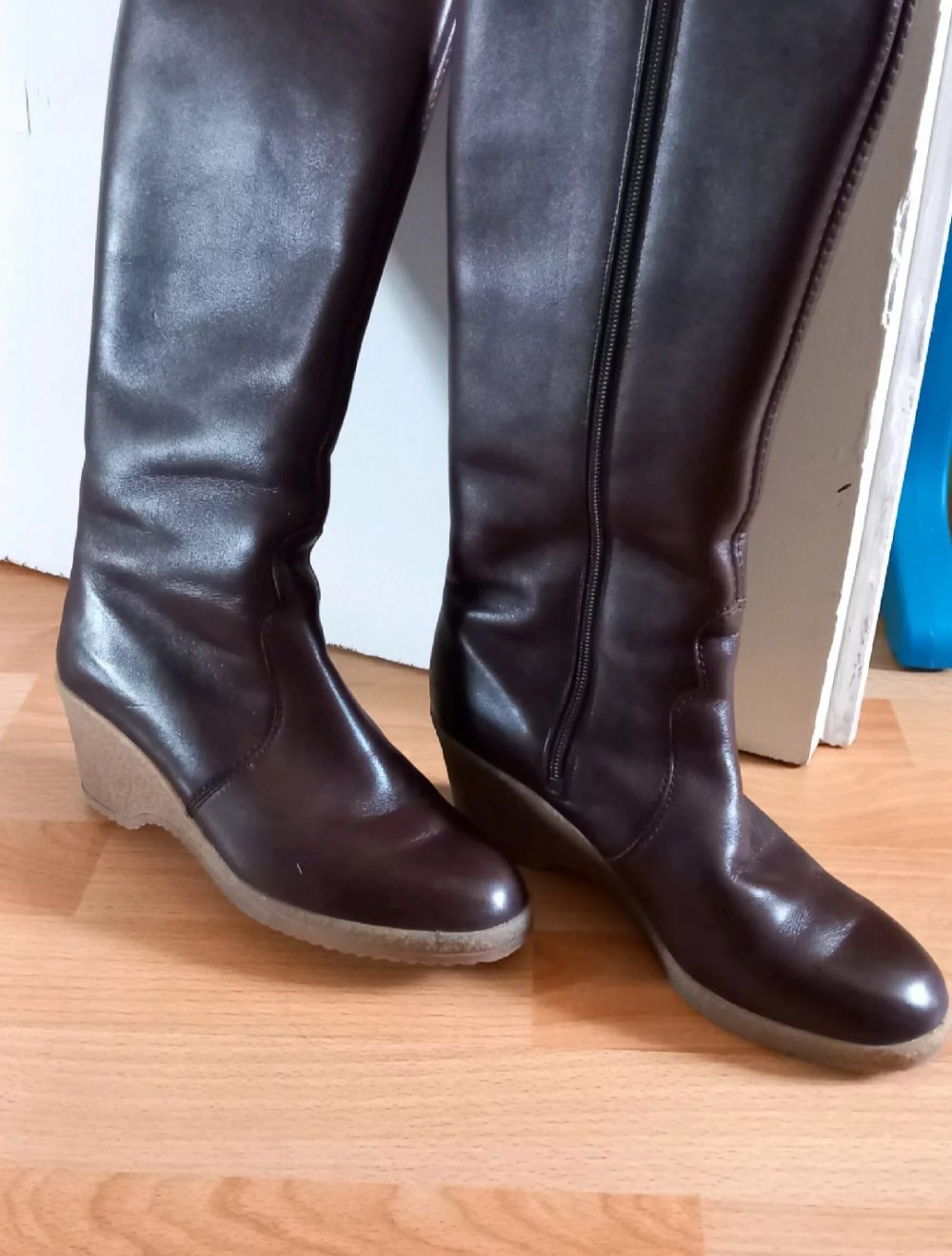 Lederschuh gefüttert