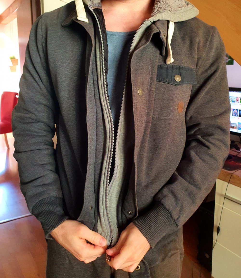 Herren Kapuzenjacke Mit Reißverschluss - Leichte Übergangsjacke Für Sport & Alltag