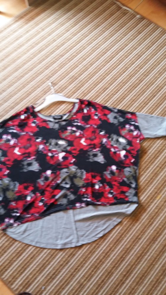 Benotti Damen Bunte Fledermaus Schnitt Bluse Gr.42 