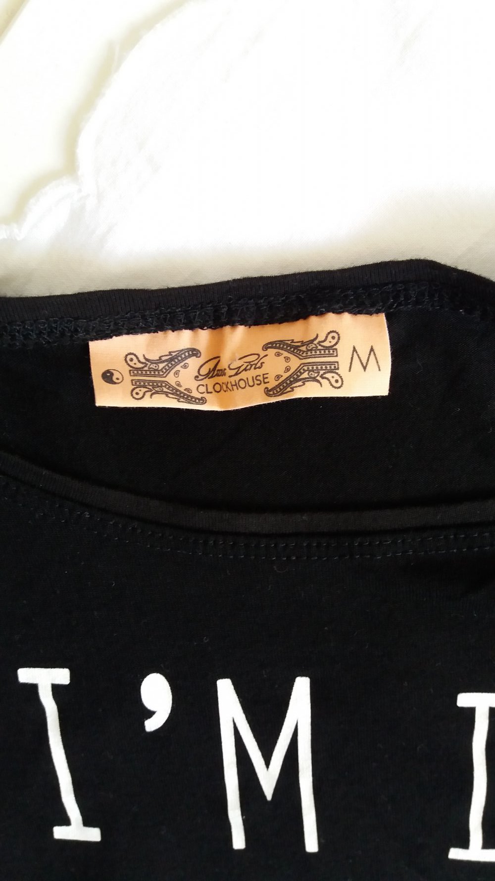 Clockhouse schwarze ärmlose Bluse Gr.M