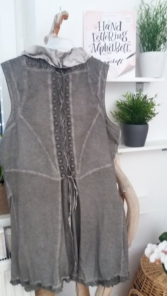 Tredy Damen graue Weste Gr. 48