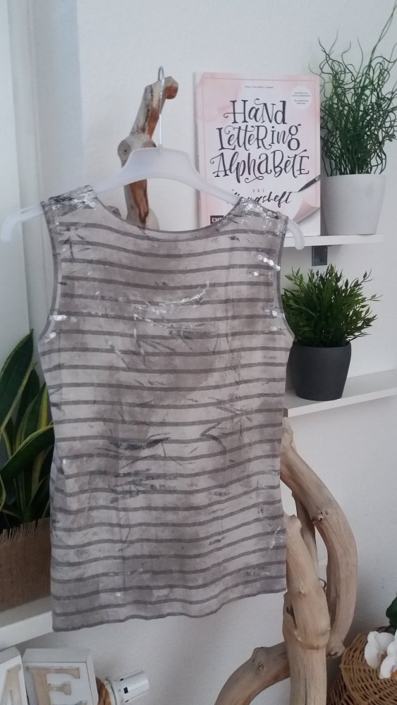 Marc Aurel graues-silber Top Gr.40