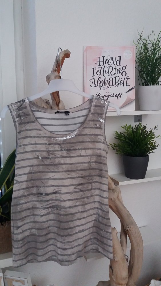 Marc Aurel graues-silber Top Gr.40