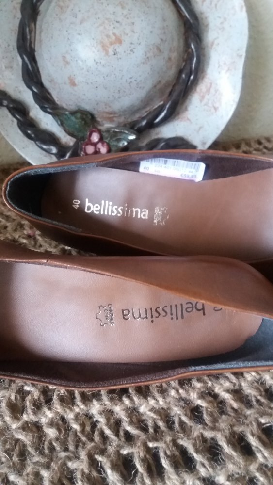 Bellissima Damen braun Pumps Gr.40
