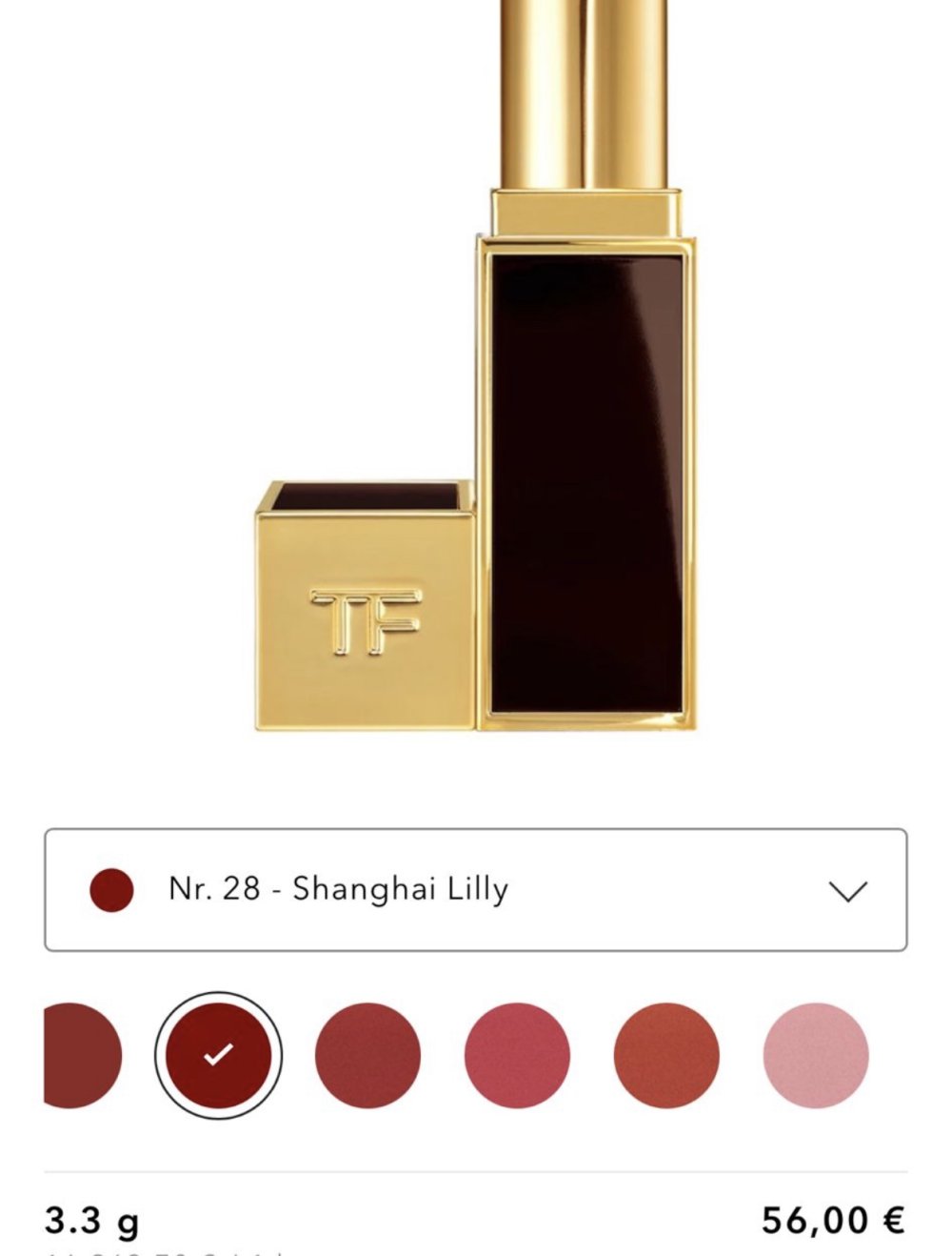 Lippenstift Tom Ford N 28