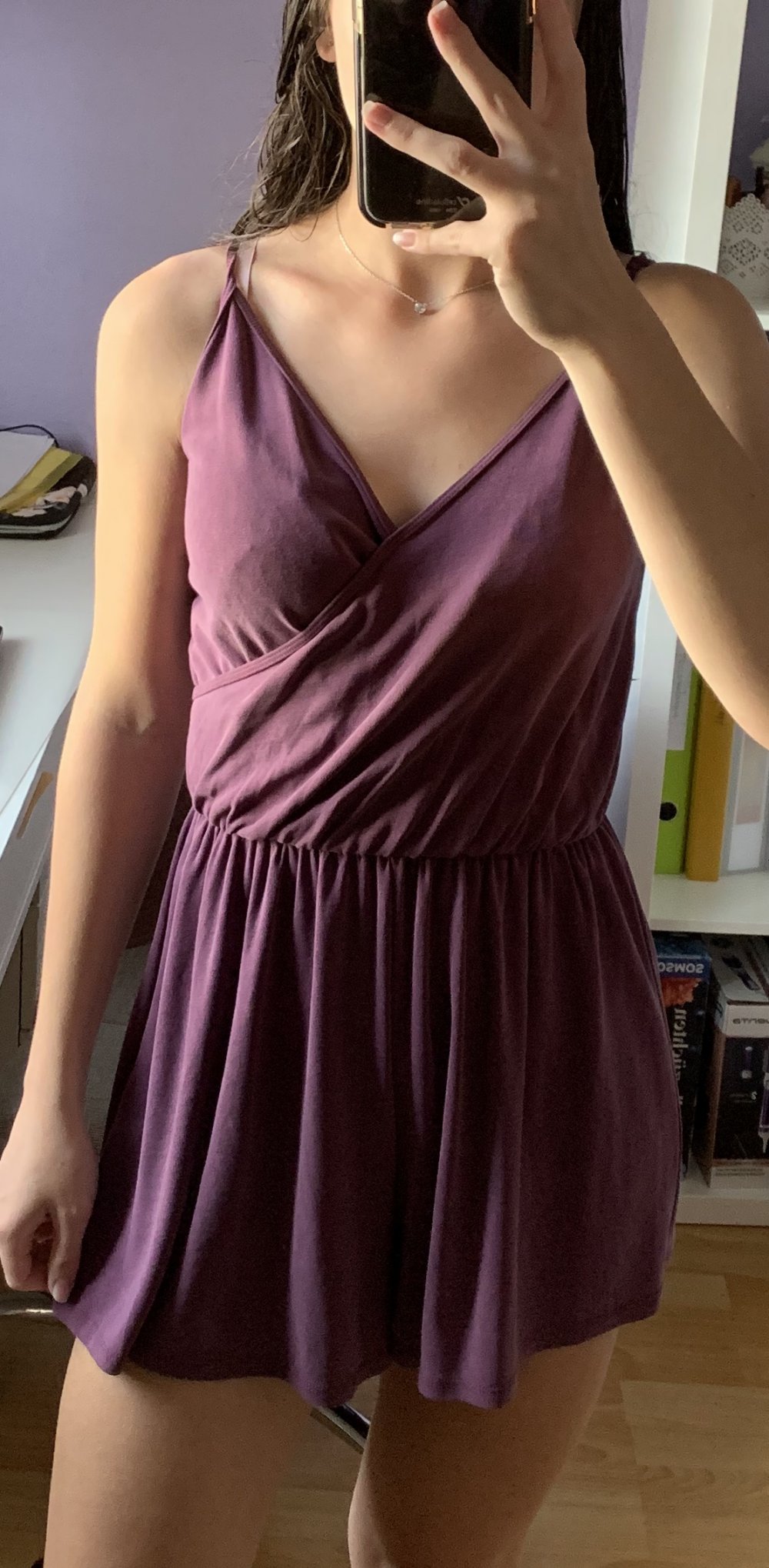 Hollister Overall altrosa/lila