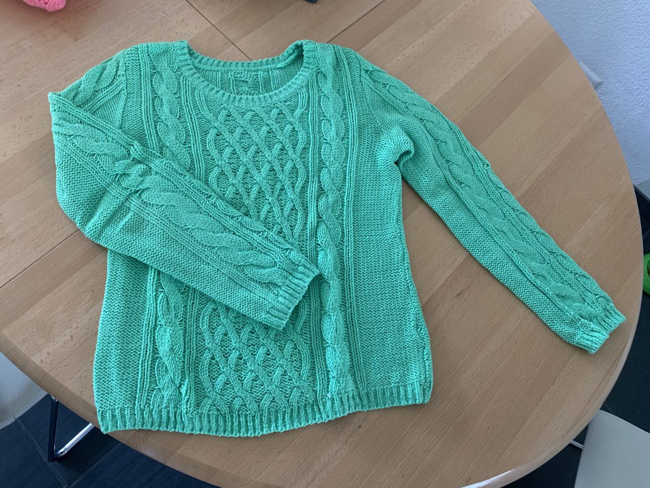 Grüner Pullover New Yorker