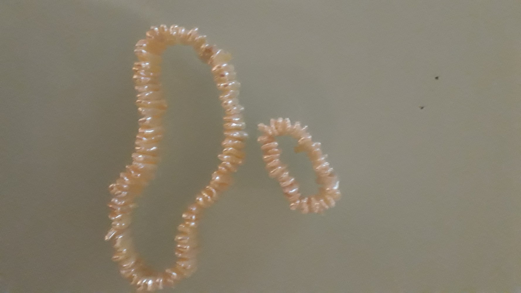 Armband und Fingerring aus Perlen