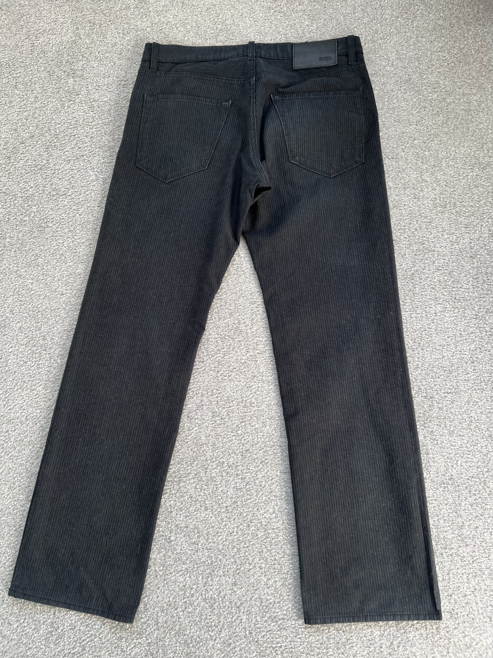 Herren Jeans Hugo Boss Maine Schwarz Größe 32/30