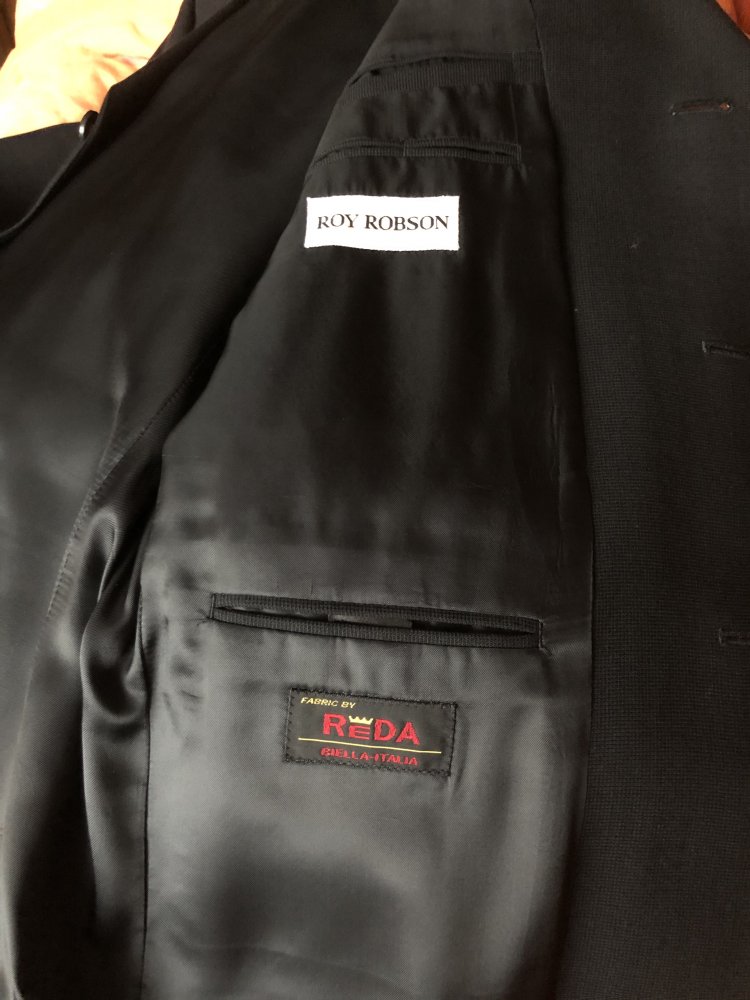 Sakko Roy Robson neuwertig Schwarz Größe M