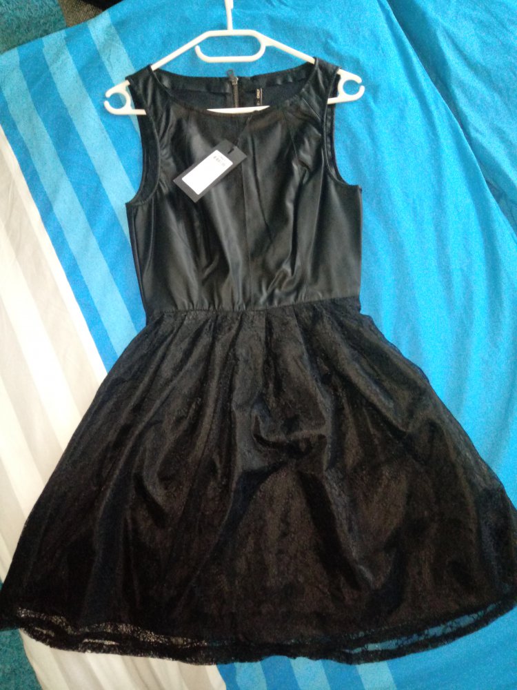 Only Kleid, Leder, Gr 36, neu mit Etikett