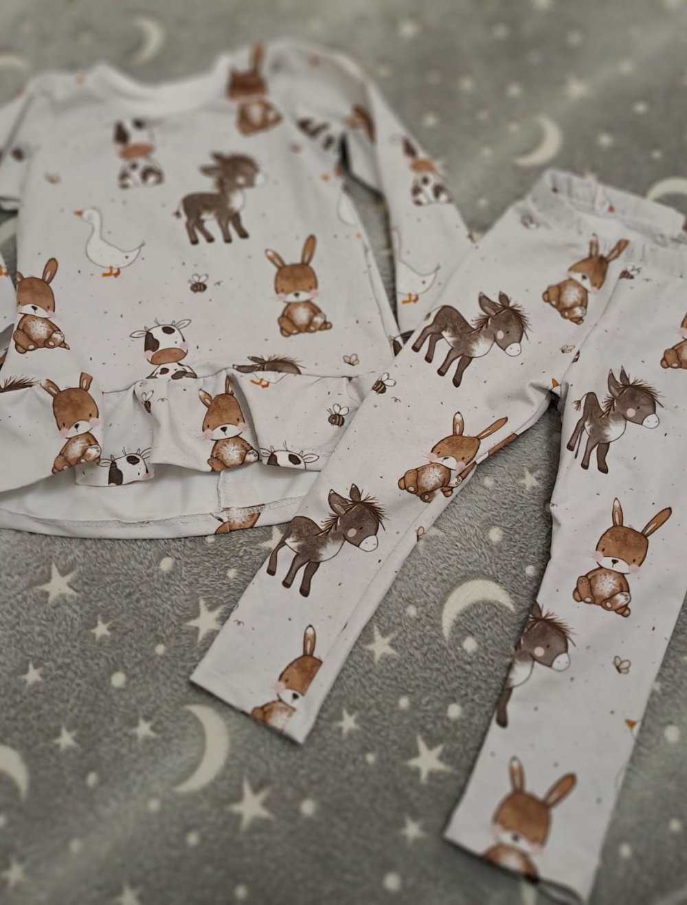 süßes Bauernhof Set größe 86 Handmade