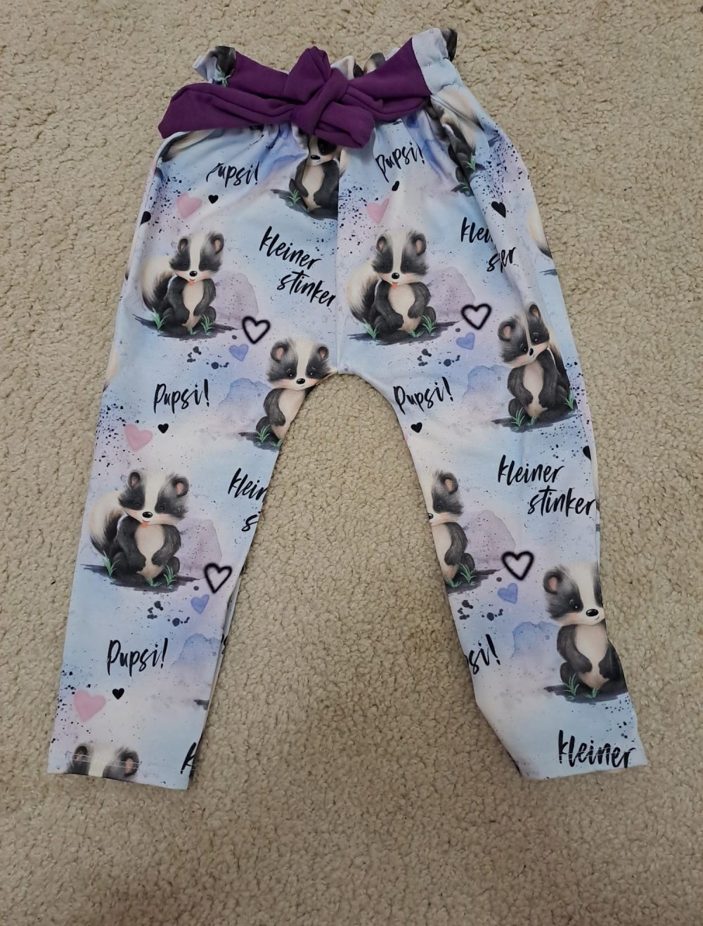 Paperbag Leggings gr 86 Handmade