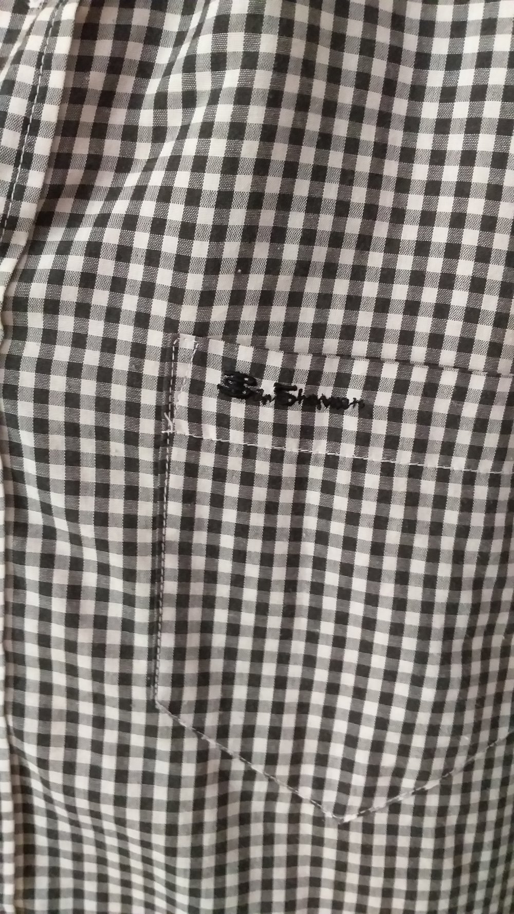 Ben Sherman langarm Hemd karriert-M- wie neu