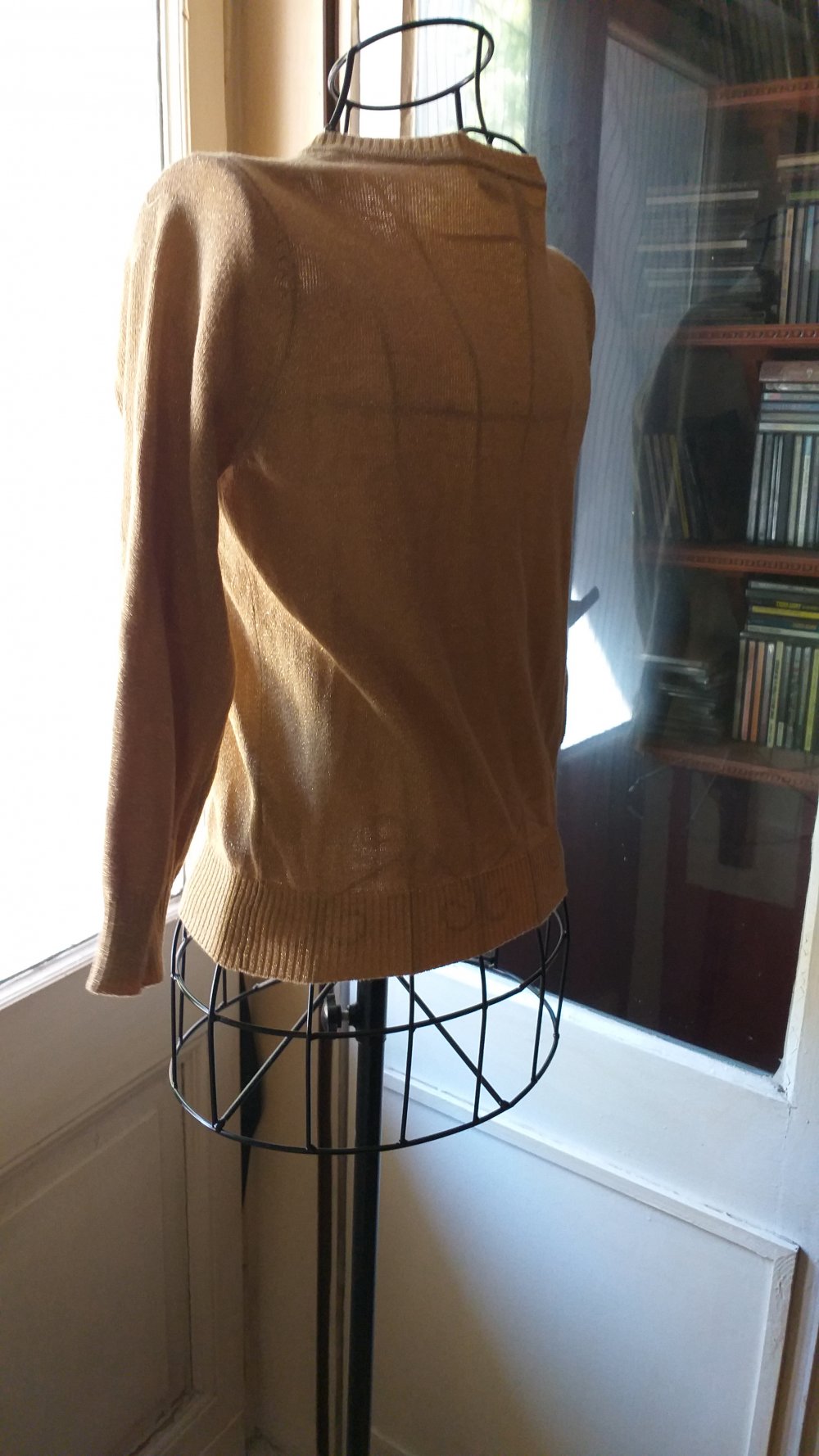 cropped goldener Cardigan S