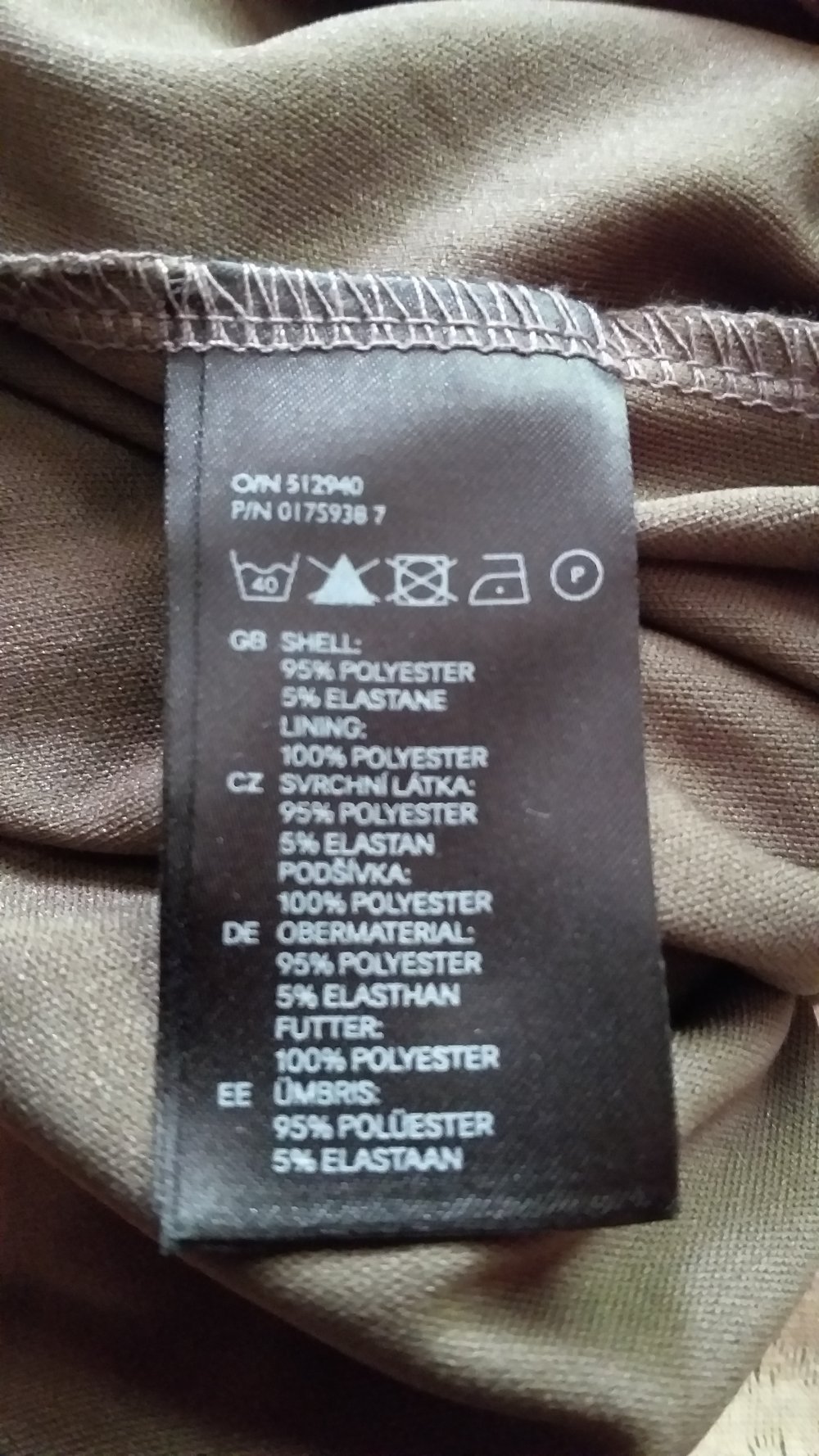 Stretch Rock mit Leomuster XS