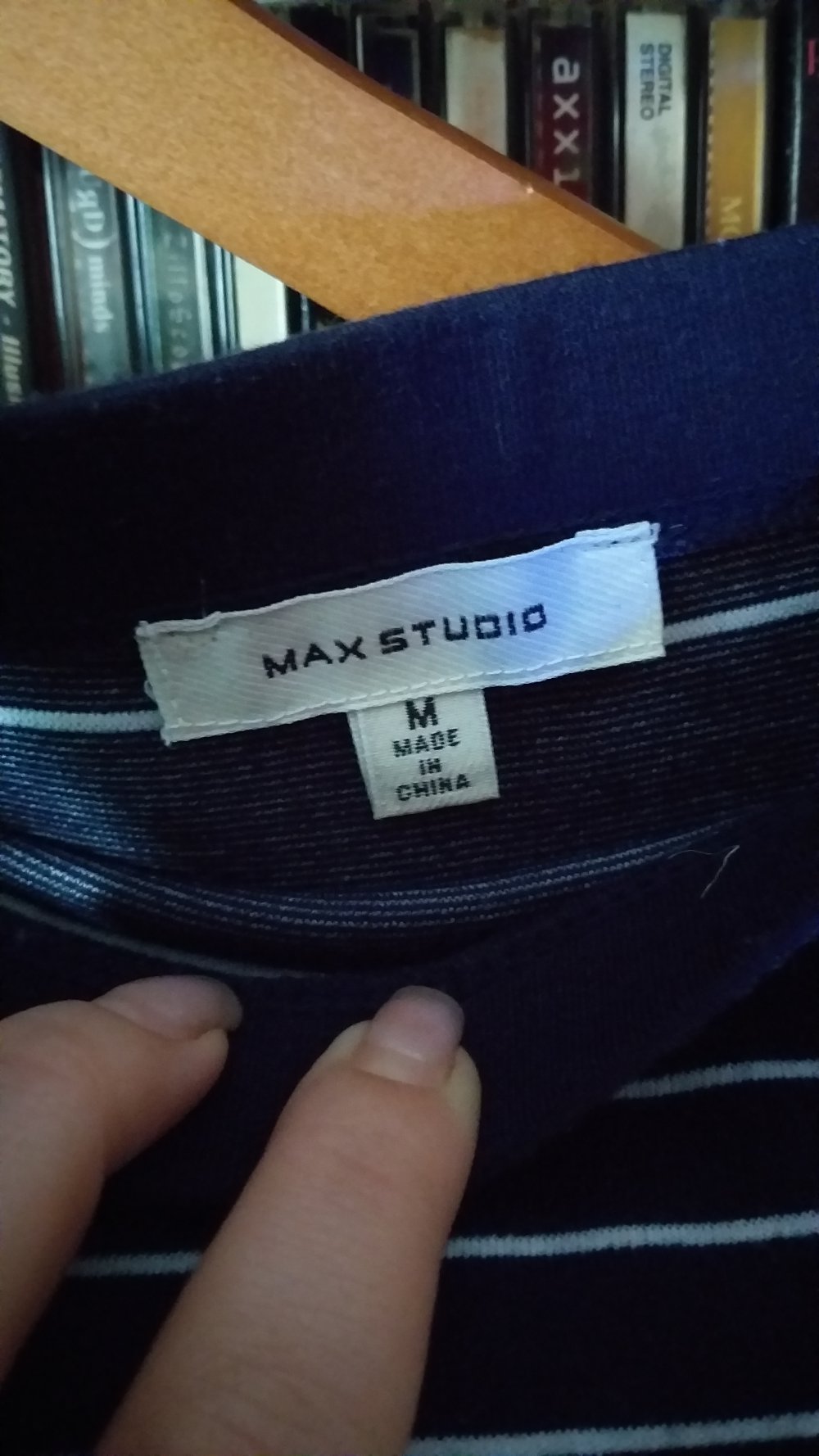 gestreifer wadenlanger Rock M