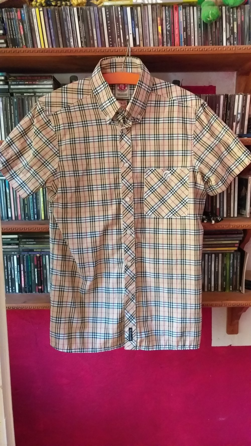 Spirit of 69-Karo kurzarm Hemd M