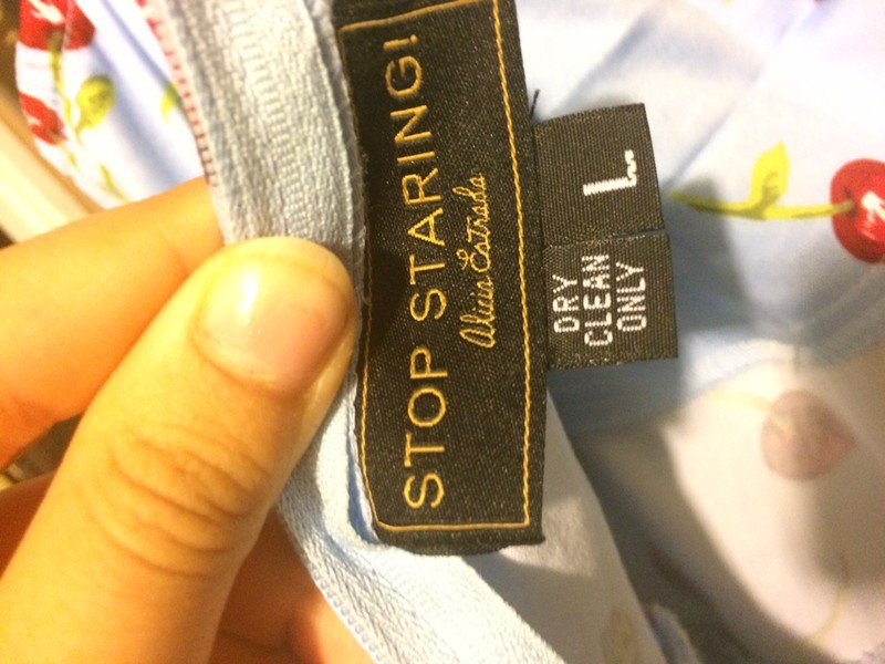 Stop Staring Cherry 50s Vintage Dress